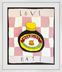 Love Or Hate - Original - Framed