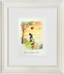 Loves Perfect Place - Sketch - Original - Framed