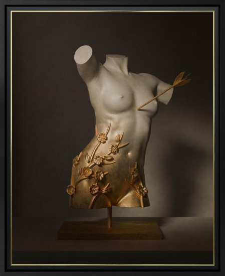 Lovestruck Bust Alabaster - 3D Lenticular - Limited Edition - Framed