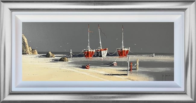 Low Tide Reflections - Original - Framed Low Tide Reflections - Original - Framed