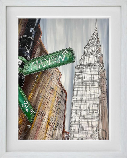 Madison Avenue - Original - Framed Madison Avenue - Original - Framed