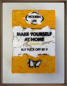 Make Yourself At Home - Mini 3D Storybook - Original - Framed