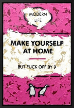 Make Yourself At Home - Original - Framed Make Yourself At Home - Original - Framed