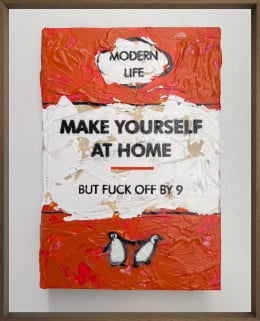 Make Yourself At Home - Storybook - Original - Framed Make Yourself At Home - Storybook - Original - Framed
