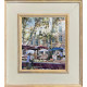 Market Shadows III - Original - Framed