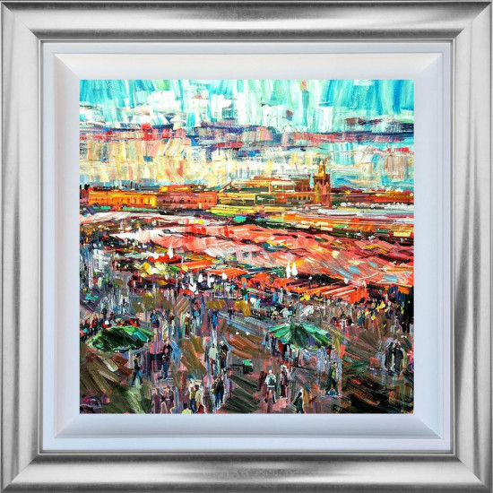 Market Trading - Original - Framed Market Trading - Original - Framed