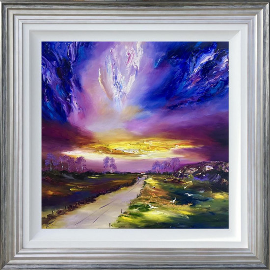 Meadow Of Small Wonders - Original - Framed Meadow Of Small Wonders - Original - Framed