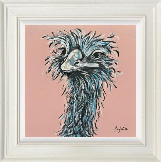 Meet Feathers - Original - Framed Meet Feathers - Original - Framed