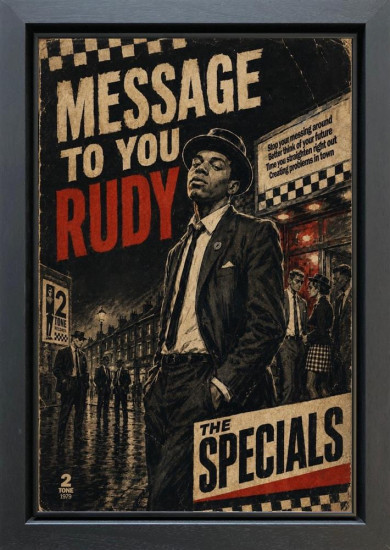 Message To You Rudy - Original - Framed Message To You Rudy - Original - Framed