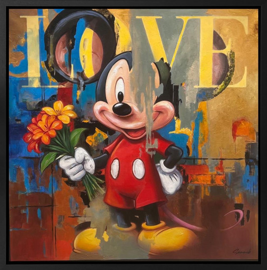 Mickey Love - Original - Framed Mickey Love - Original - Framed