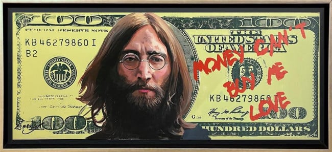 Money Can't Buy You Love - Original - Framed Money Can't Buy You Love - Original - Framed