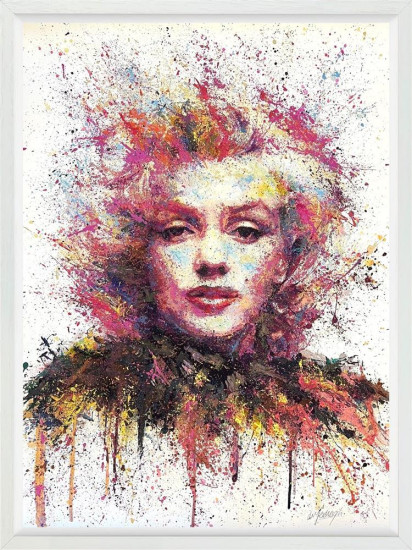 Monroe - Original - White Framed