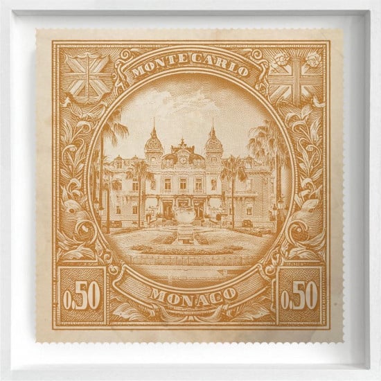 Monte Carlo - Limited Edition - White Framed Monte Carlo - Limited Edition - White Framed