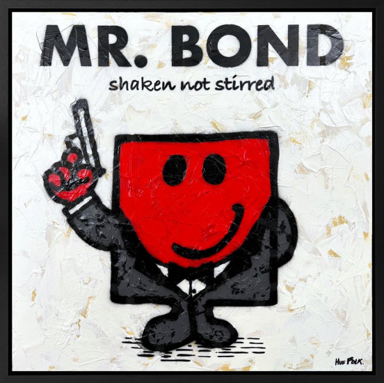 Mr. Bond (Red) - The Untold Stories - Original - Framed Mr. Bond (Red) - The Untold Stories - Original - Framed