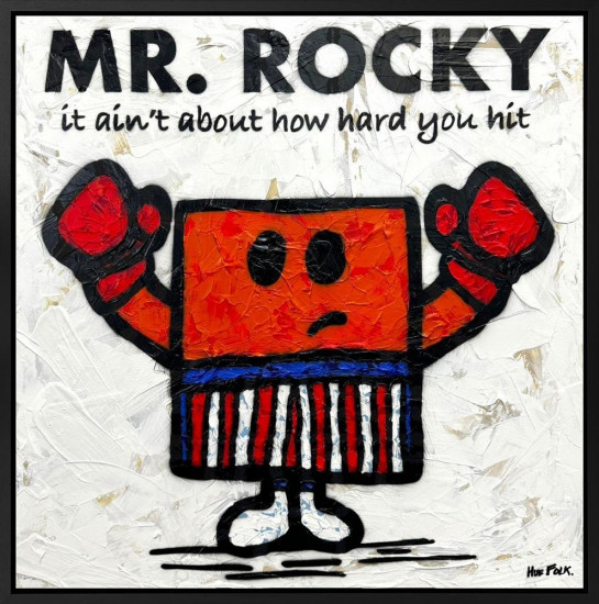 Mr. Rocky - The Untold Stories - Original - Black Framed Mr. Rocky - The Untold Stories - Original - Black Framed