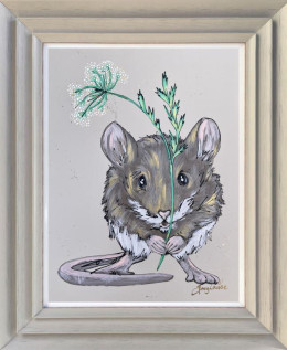 Mrs Dormouse - Original - Framed