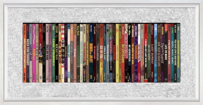Music Through The Decades - ReBooked - Original - Framed
