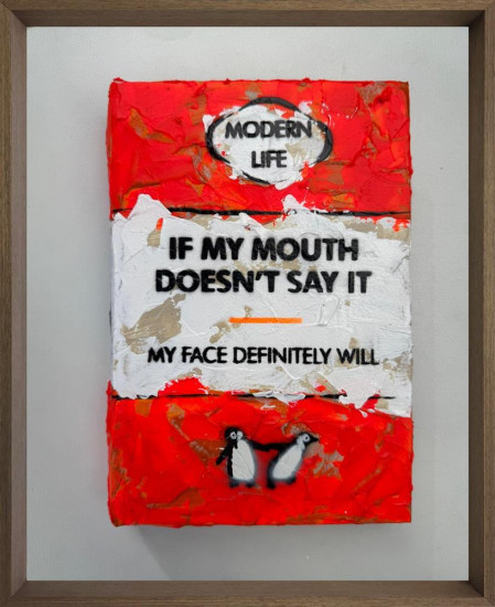 My Face - Mini 3D Storybook - Original - Framed My Face - Mini 3D Storybook - Original - Framed