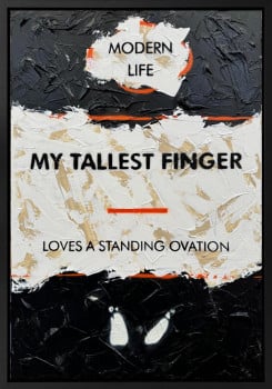 My Tallest Finger - Original - Framed My Tallest Finger - Original - Framed