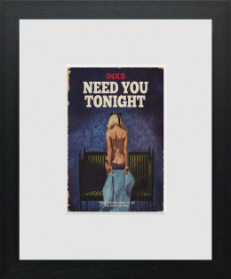 Need You Tonight - Miniature - Limited Edition - Black Framed