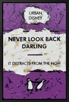 Never Look Back Darling - Original - Framed