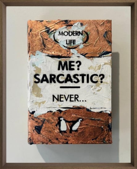 Never... Copper Leaf - Mini 3D Storybook - Original - Framed Never... Copper Leaf - Mini 3D Storybook - Original - Framed
