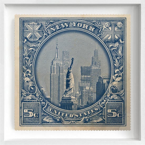 New York - Limited Edition - White Framed New York - Limited Edition - White Framed