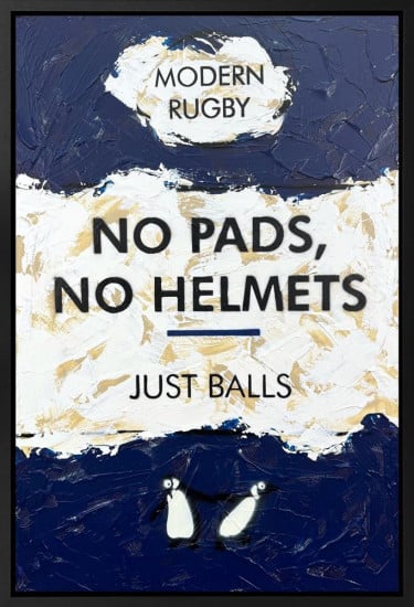 No Pads, No Helmets - Original - Framed No Pads, No Helmets - Original - Framed