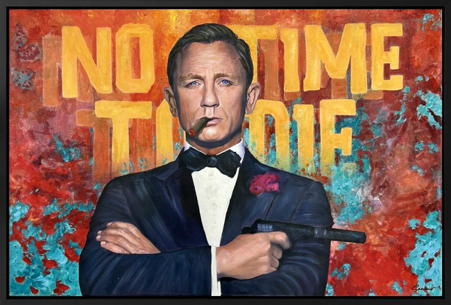 No Time To Die - Original - Framed No Time To Die - Original - Framed