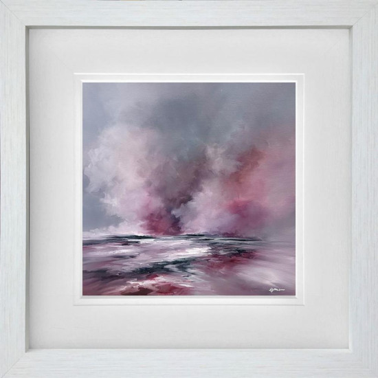 Ocean Bliss - Original - White Framed