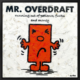Overdraft - The Untold Stories - Original - Framed