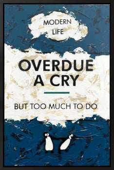 Overdue A Cry - Original - Framed Overdue A Cry - Original - Framed