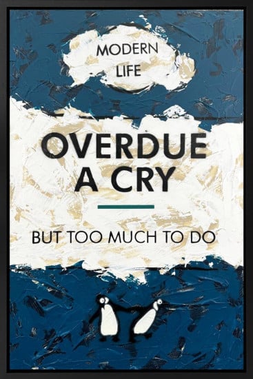 Overdue A Cry - Original - Framed Overdue A Cry - Original - Framed