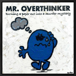 Overthinker - The Untold Stories - Original - Framed