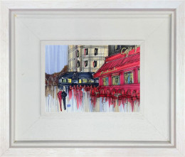 Paris Cafe Corner - Study - Original - Framed