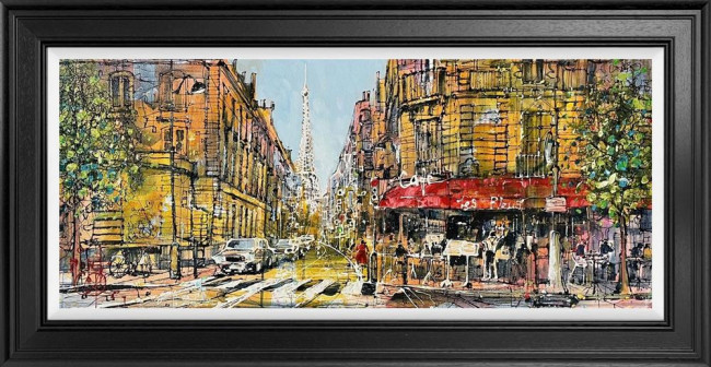 Paris Heights - Original - Framed Paris Heights - Original - Framed