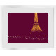 Parisian Nights - White Framed