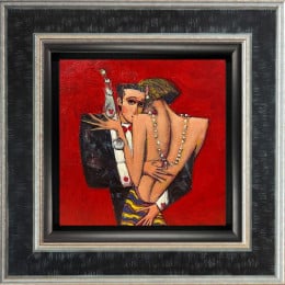 Pearls Of Love - Original - Framed