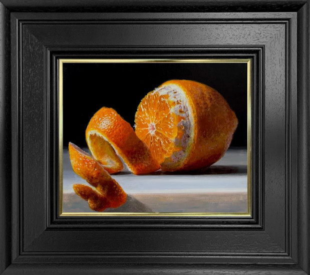 Peeled Orange - Original - Framed Peeled Orange - Original - Framed