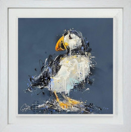 Penny (Puffin) - Original - Framed