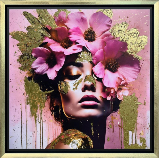Peony's Poise - Original - Framed Peony's Poise - Original - Framed