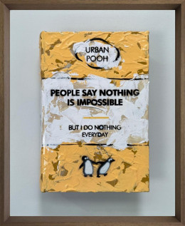 People Say Nothing - Mini Storybook - Original - Framed