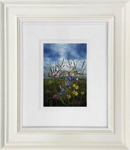 Petals In The Meadow Wind - Original - Framed