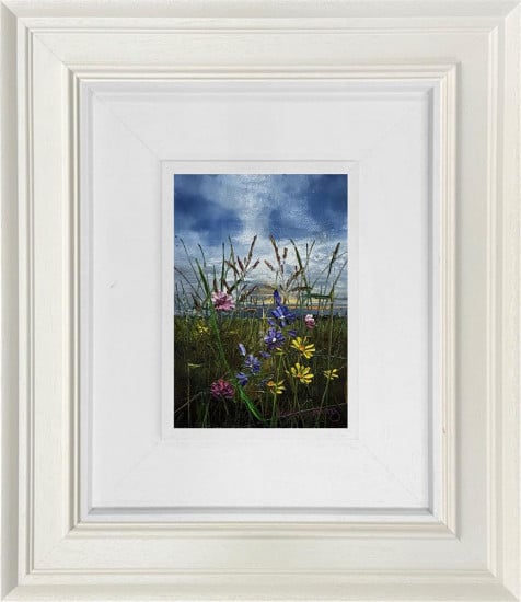 Petals In The Meadow Wind - Original - Framed Petals In The Meadow Wind - Original - Framed
