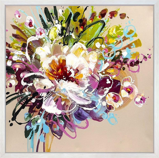 Petals Of Serenity - Original - Framed Petals Of Serenity - Original - Framed