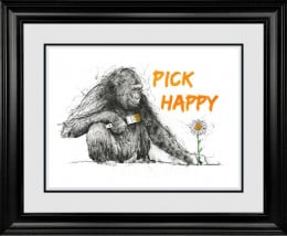 Pick Happy - Original - Framed