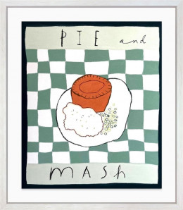 Pie And Mash - Original - Framed