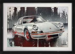 Porsche 911 - Original - Black Framed