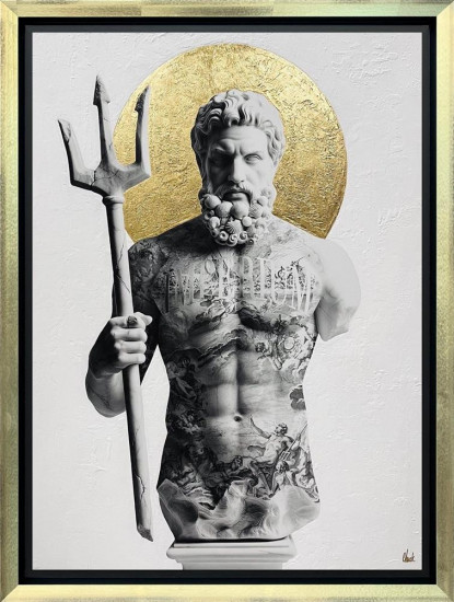 Poseidon - Original - Framed Poseidon - Original - Framed