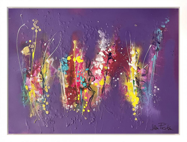 Posh Purple - Original - Framed Posh Purple - Original - Framed